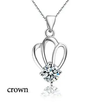 Crystal zodiac signs Pendant Necklace