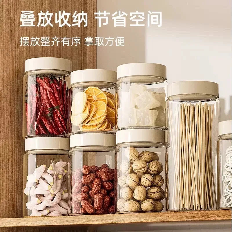 AAA Transparent Food Grade Storage Sealed Jar