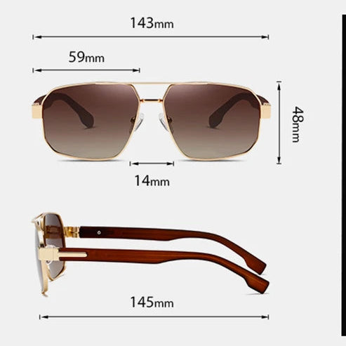 Metal Polarized Sunglasses UV400