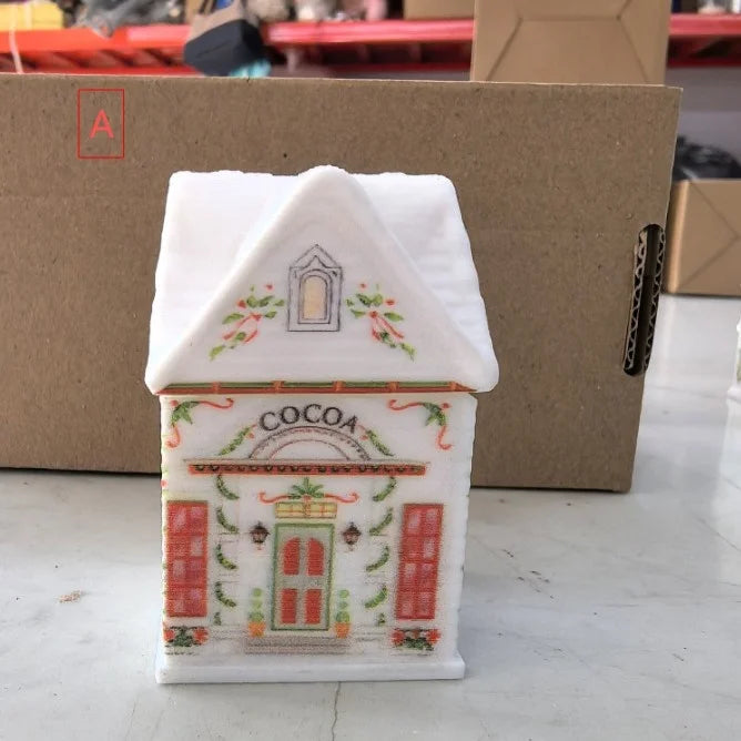 Holiday Village Spice House Set