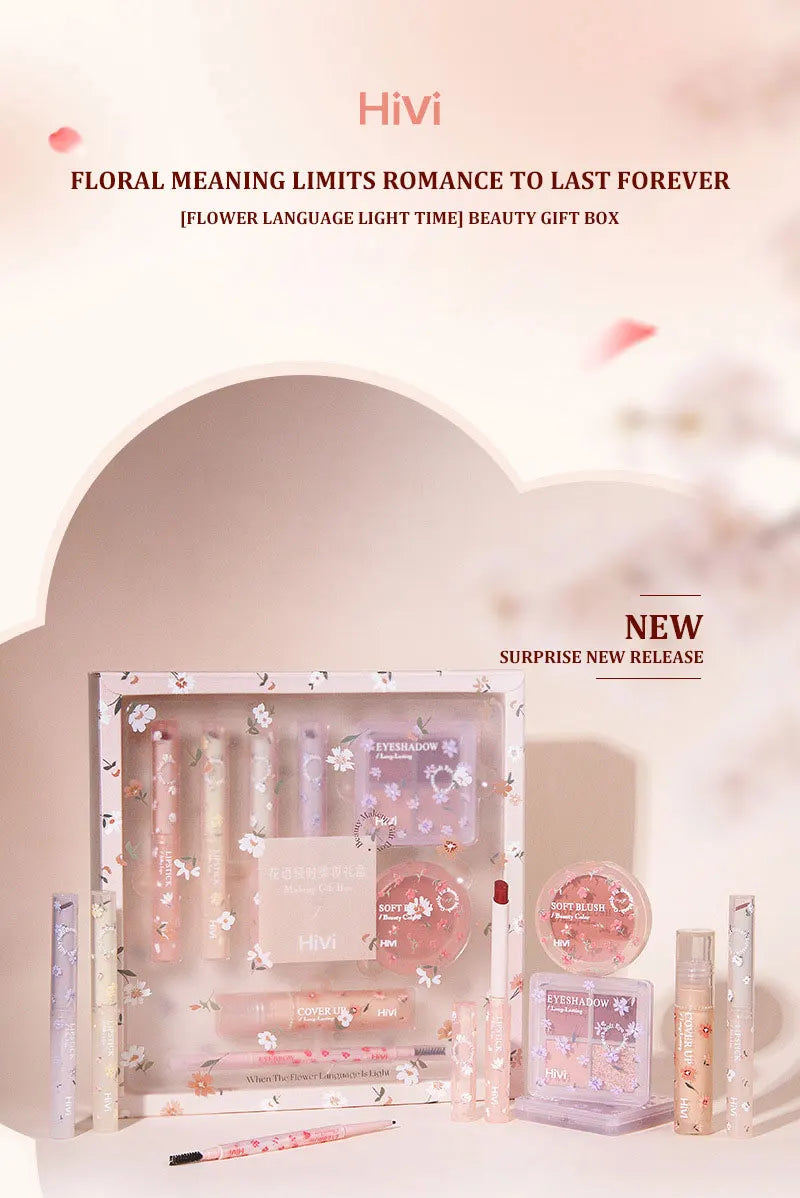 Flower 8Pcs Makeup set