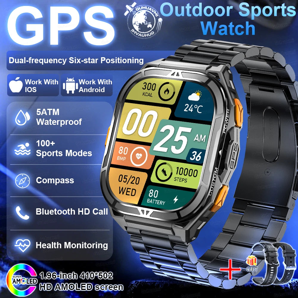 2026 New Military Outdoor Sports Smart Watch