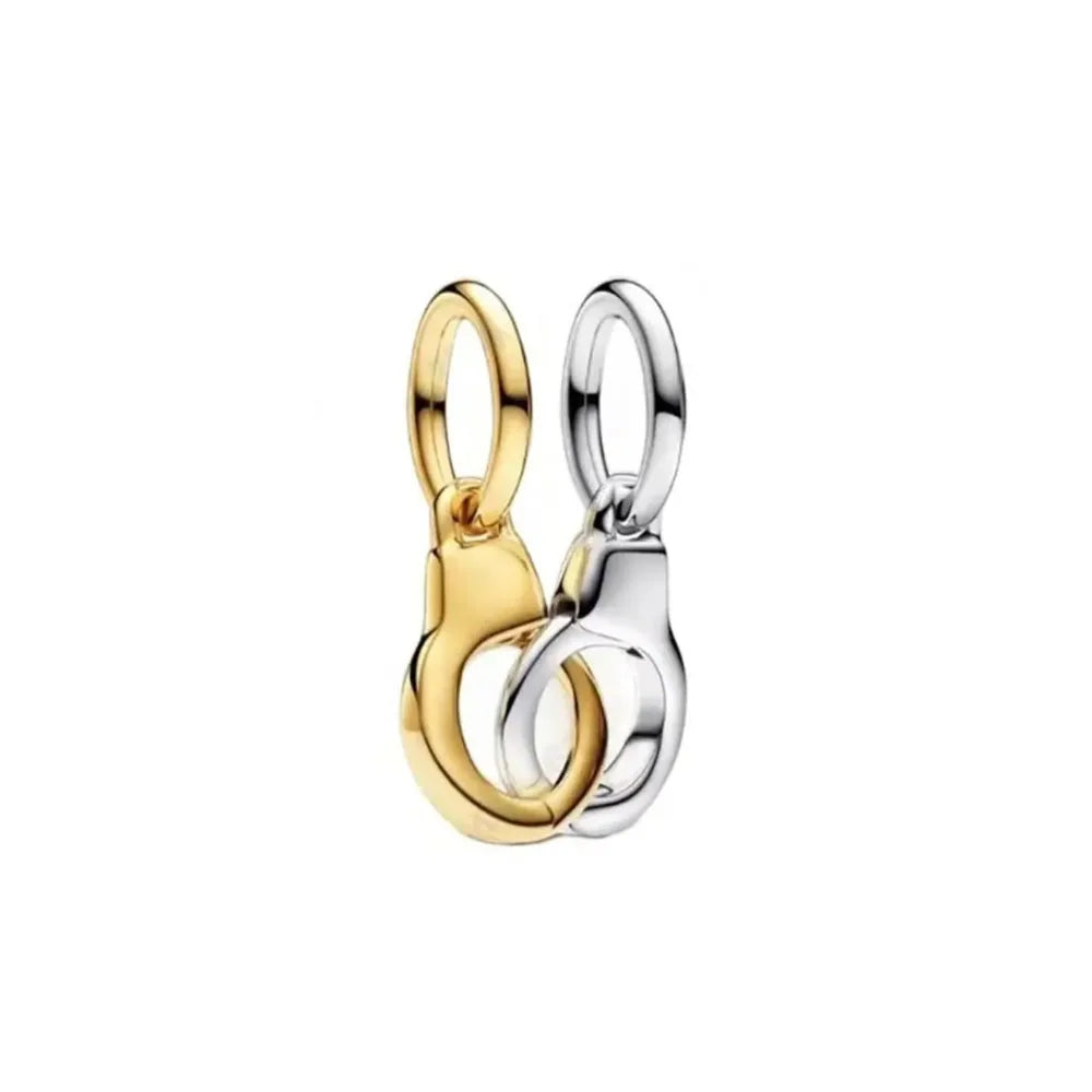 Gilded series 925 silver bracelet charm