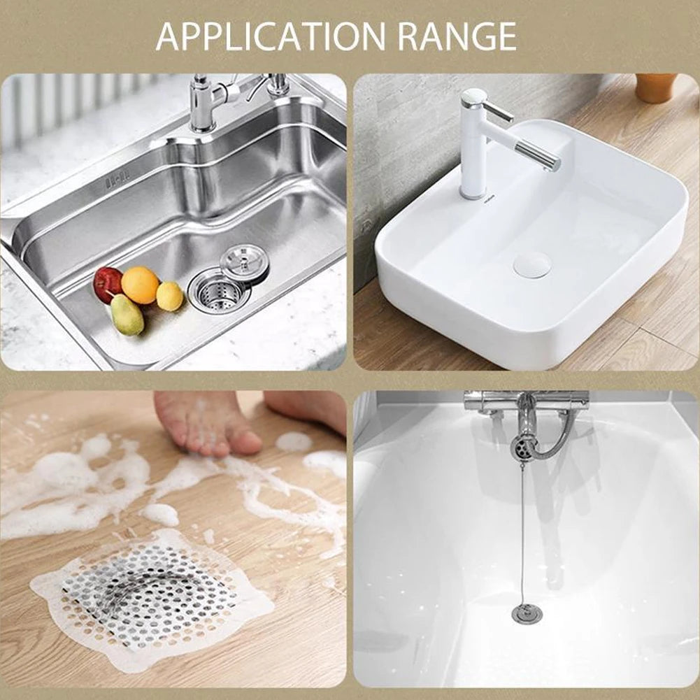 20pcs Disposable Bathroom Anti-Blocking Strainer