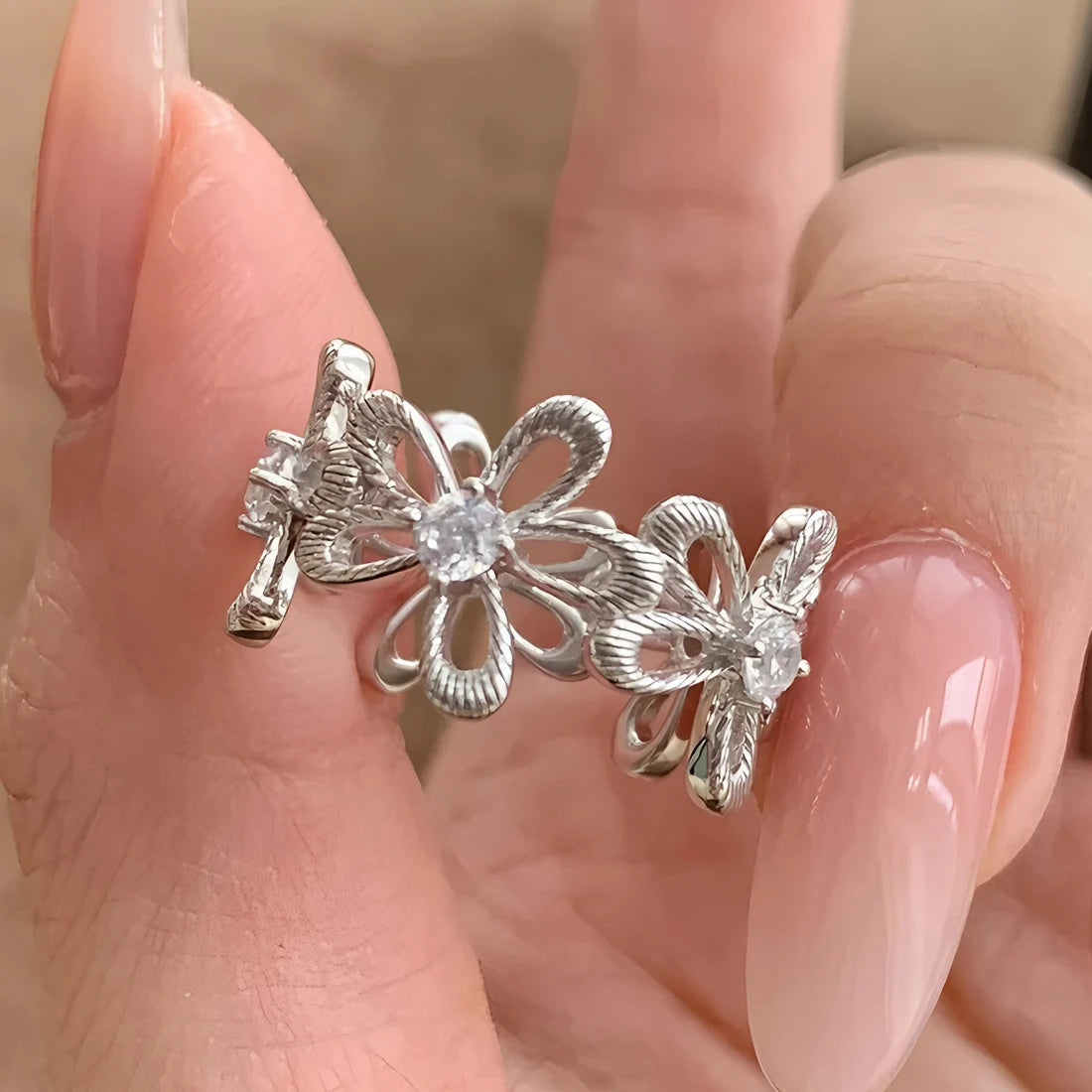 925 Sterling Silve Love Heart Ring