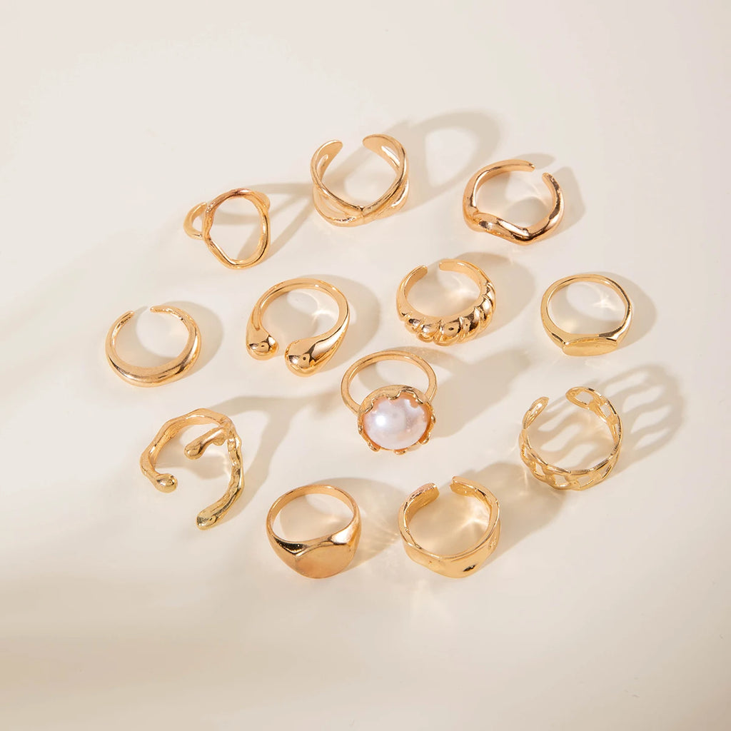 Pearl Open Ring Sets