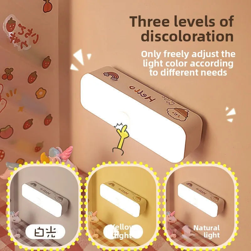 Rechargeable Bedside Night Light for Dorm Room