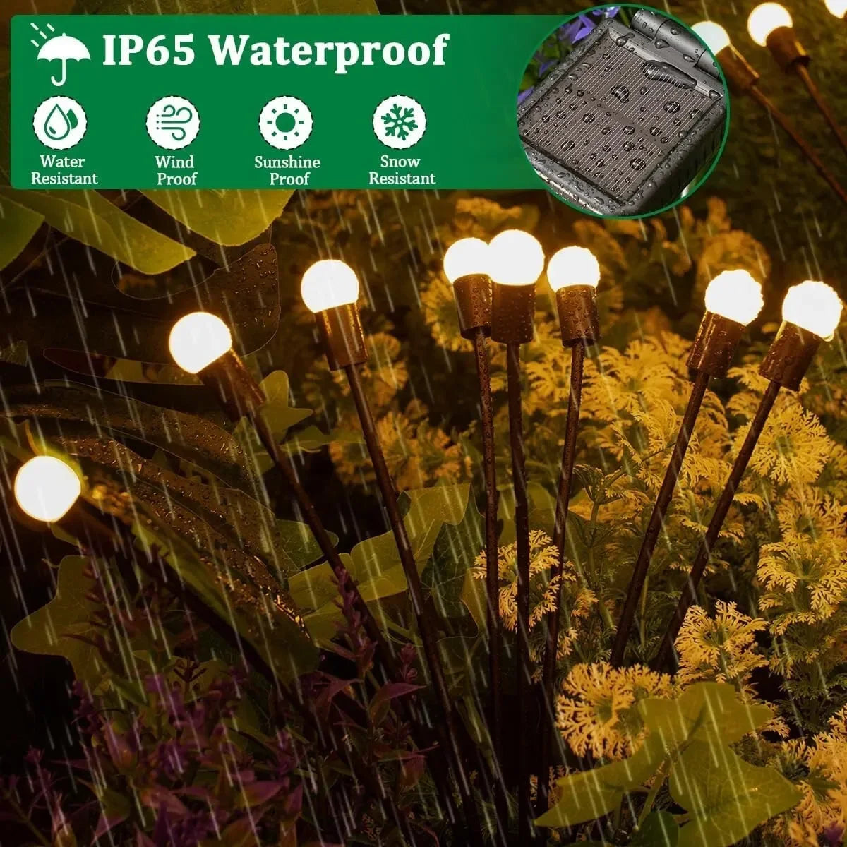 Outdoor LED Solar Firefly Lights