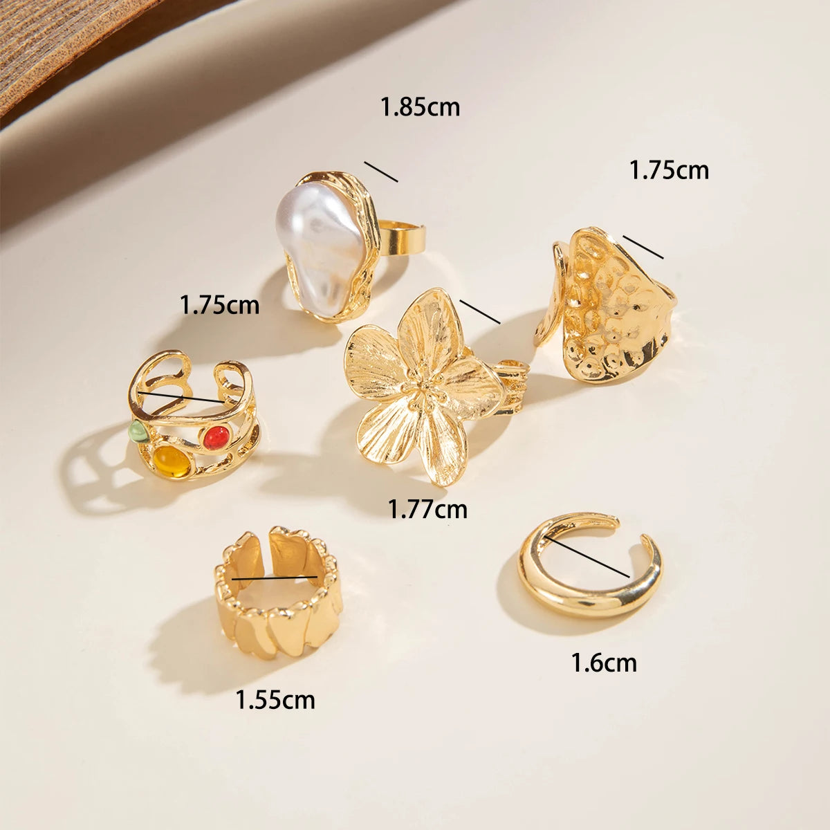 Pearl Open Ring Sets