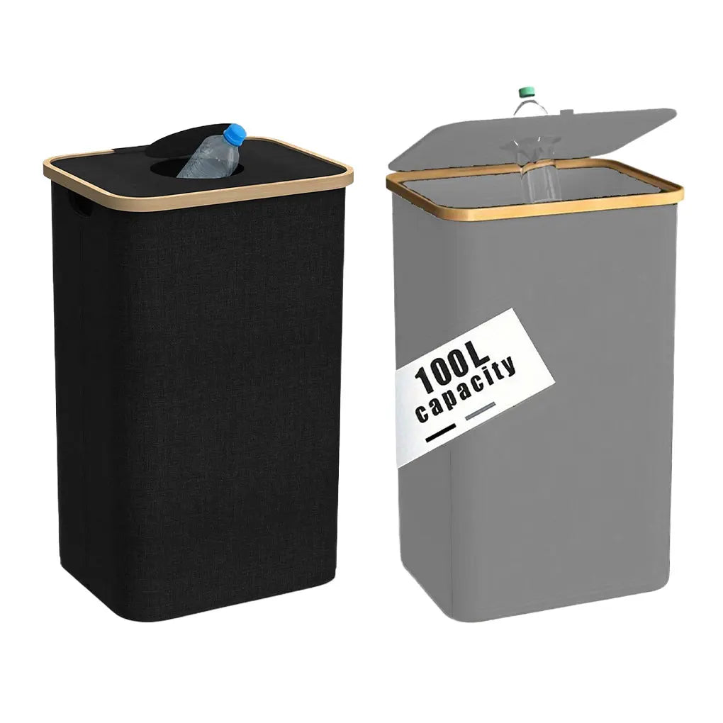 Large Storage Basket With Lid