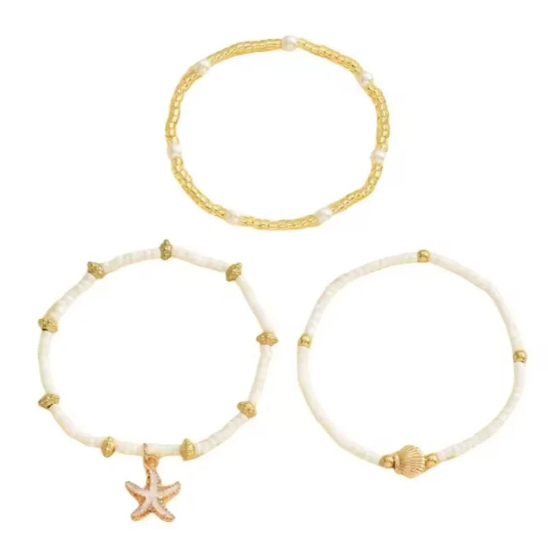 Starfish Shell Ankle Bracelet