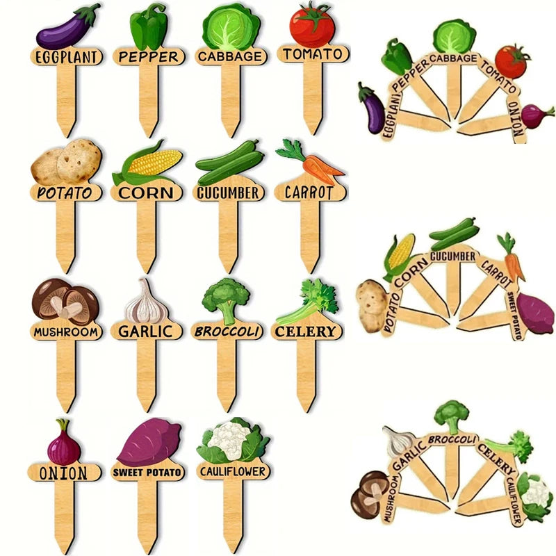 15 Pcs Funny Plant Markers