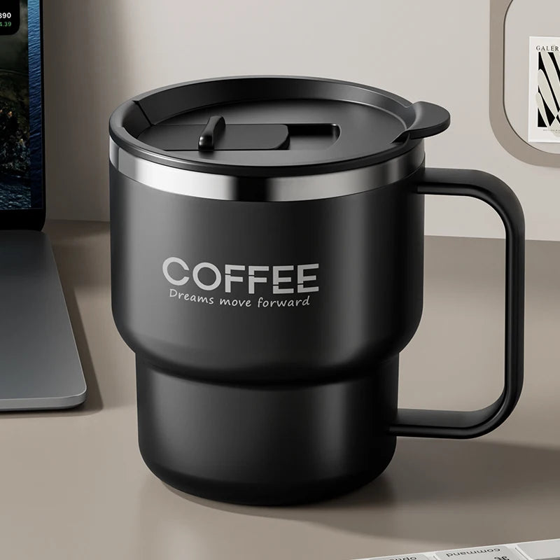 WORTHBUY 304 Stainless Steel Double Wall Insulated Coffee Cup