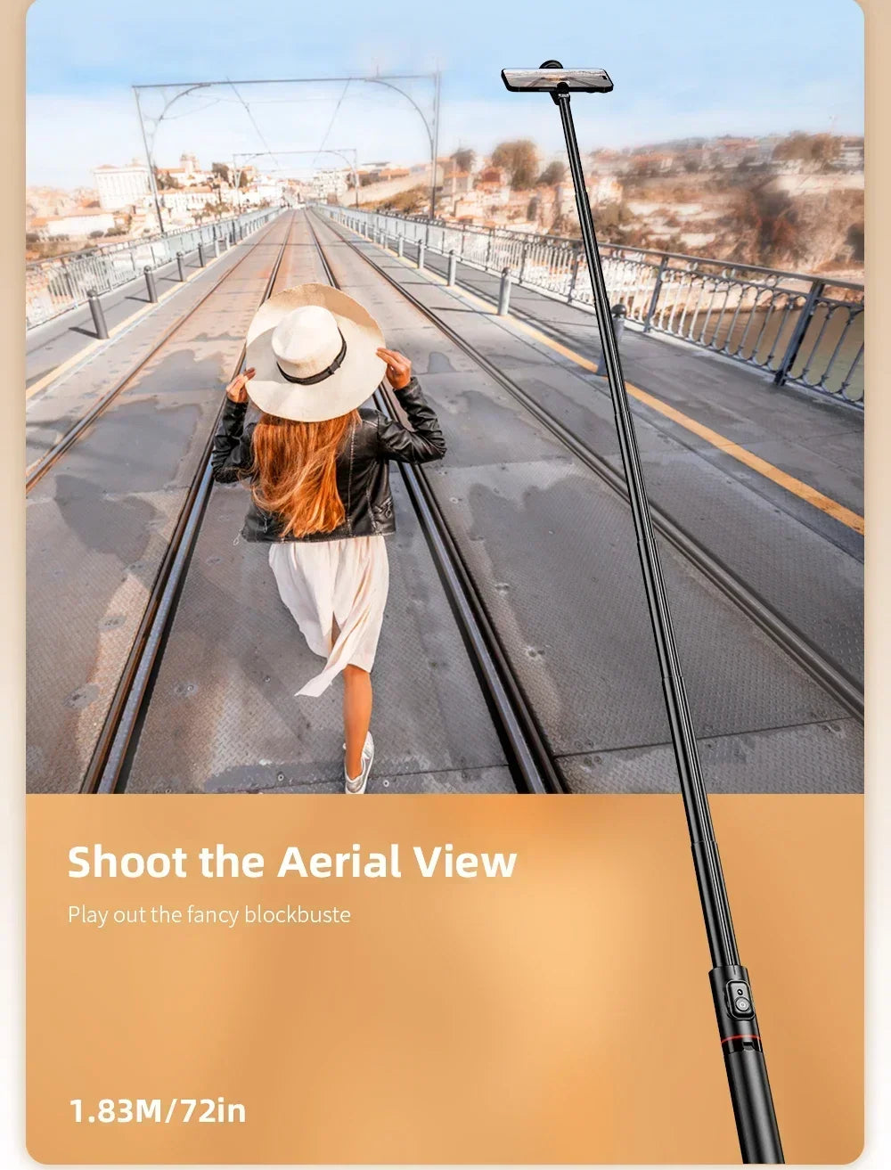 Scalable Bluetooth Selfie Stick
