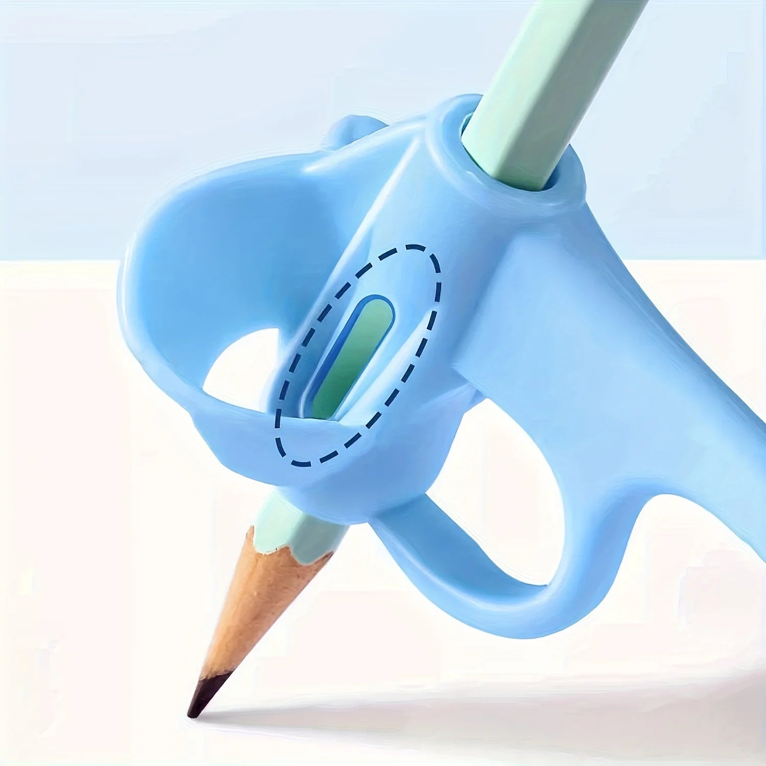 Elephant shaped pencil gripper 4pcs