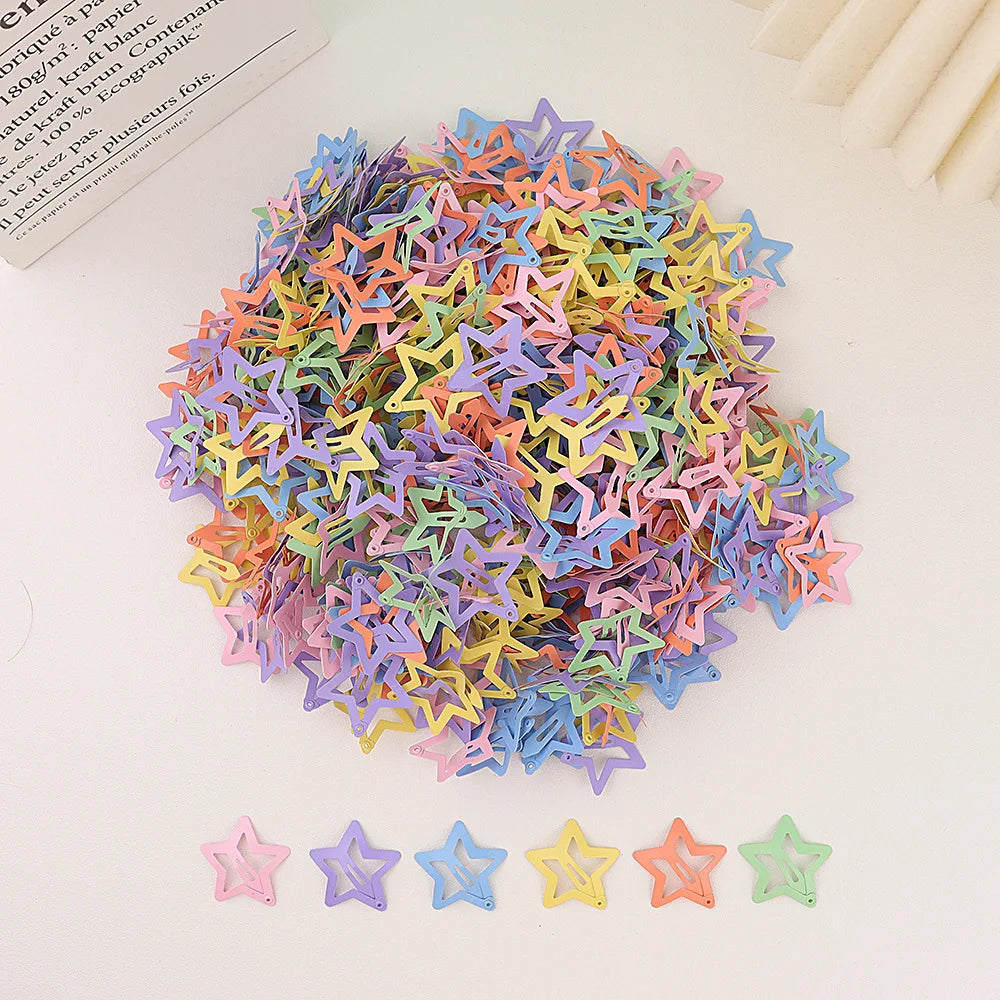 Colorful Star Hair Clips