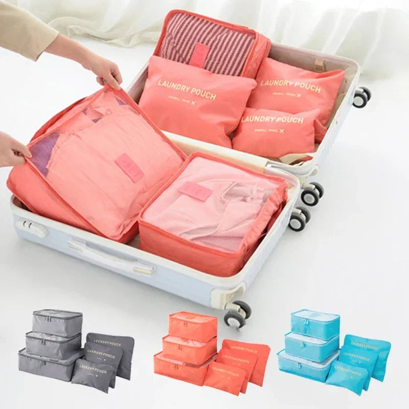 Travel 6-piece storage bag set