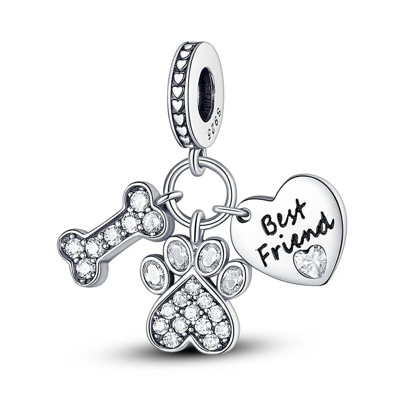 925 Sterling Silver Charms Animal