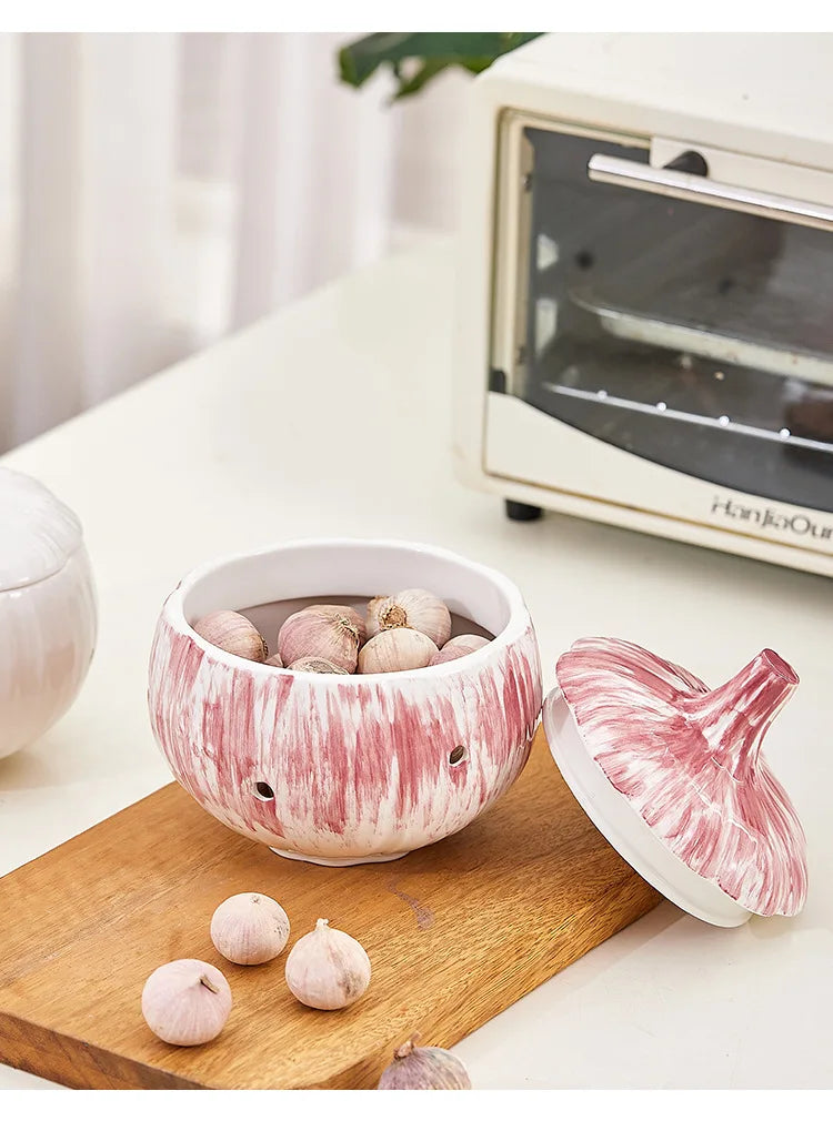 Onion Shape Ceramic Jar