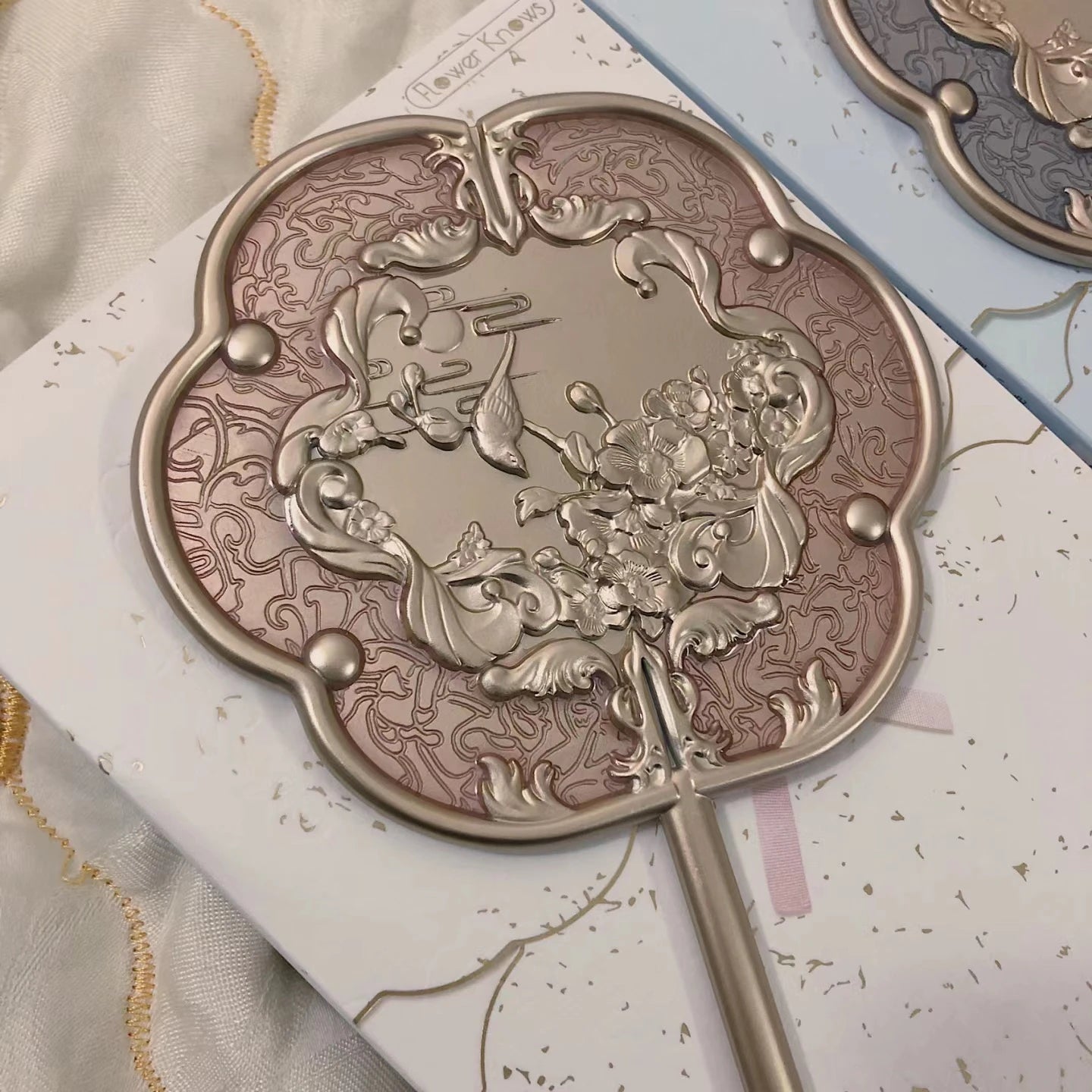 Flower Knows All Series Hand Held Mirror