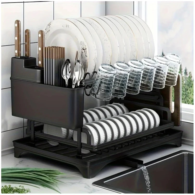 2 Tier Dish Drying Rack
