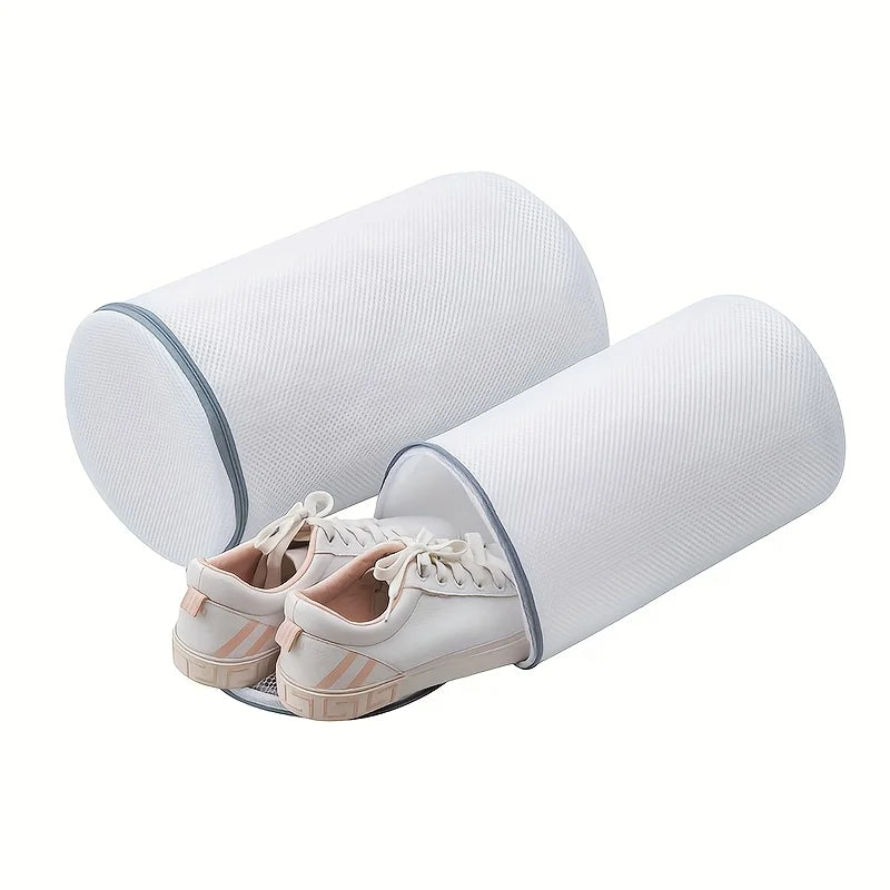 2Pcs Shoe Washing Bag Multi-functional Mesh Laundry Bag