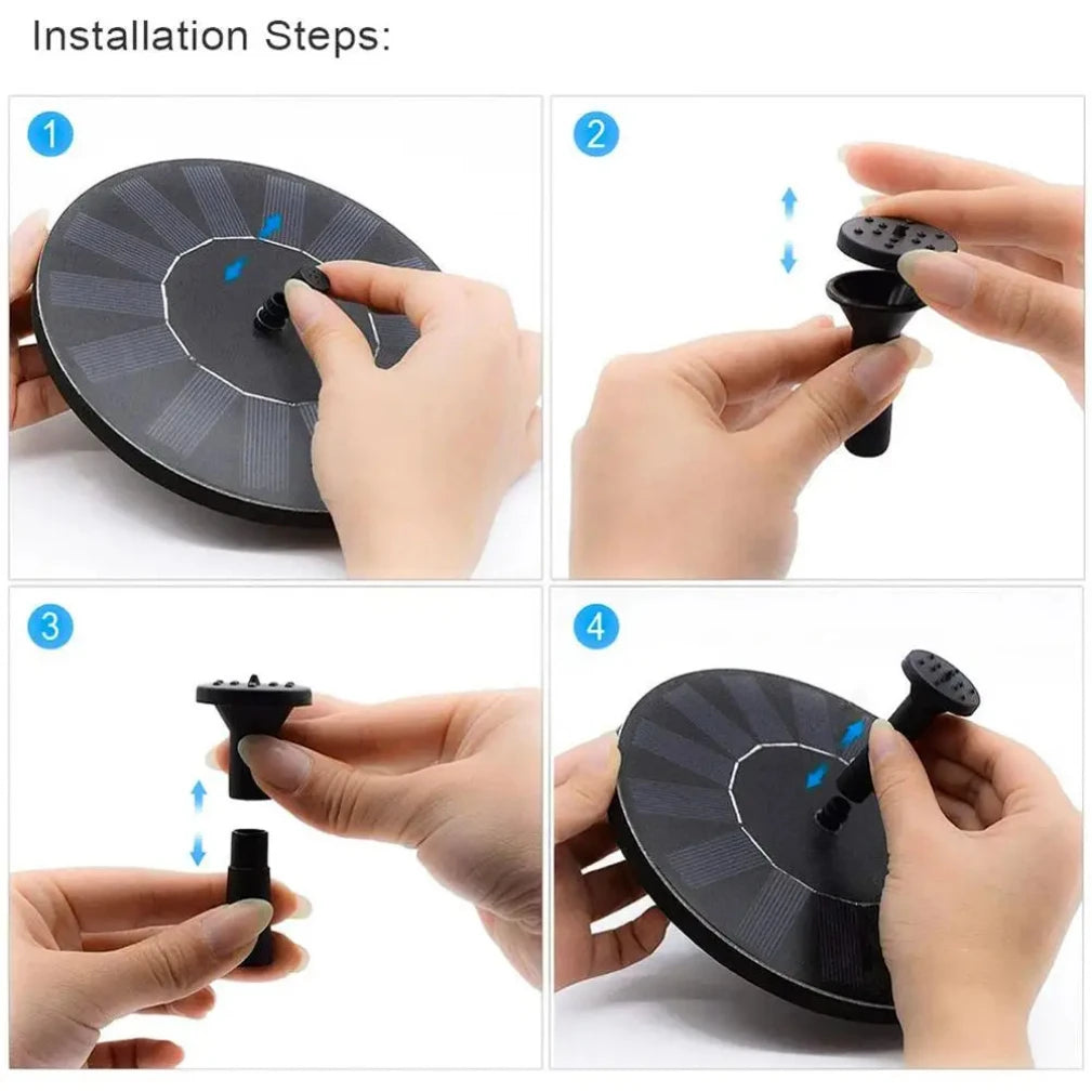 2025Solar Floating Water Fountain