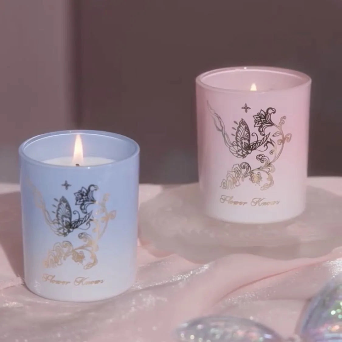 Flower Knows 8th Anniversary Butterfly Makeup Hand Mirror