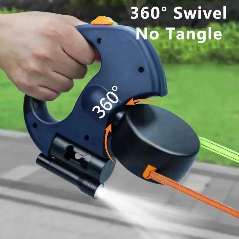 Auto Retractable Double-Ended Dog Leash 3m