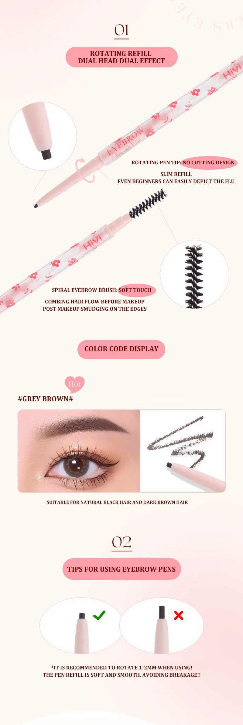 Flower 8Pcs Makeup set