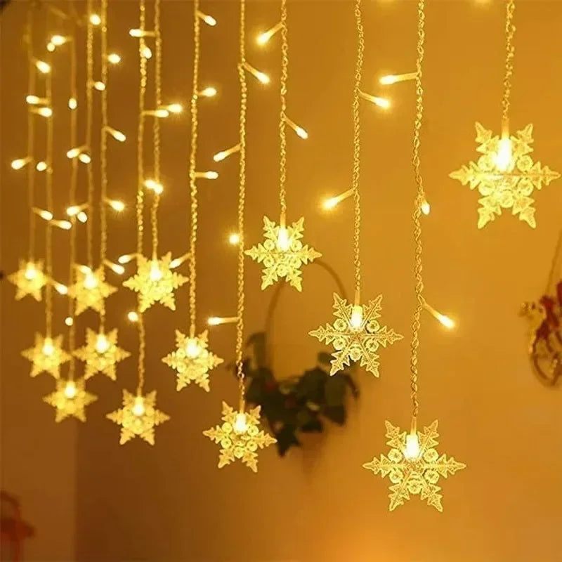 Christmas LED Snowflakes Garland