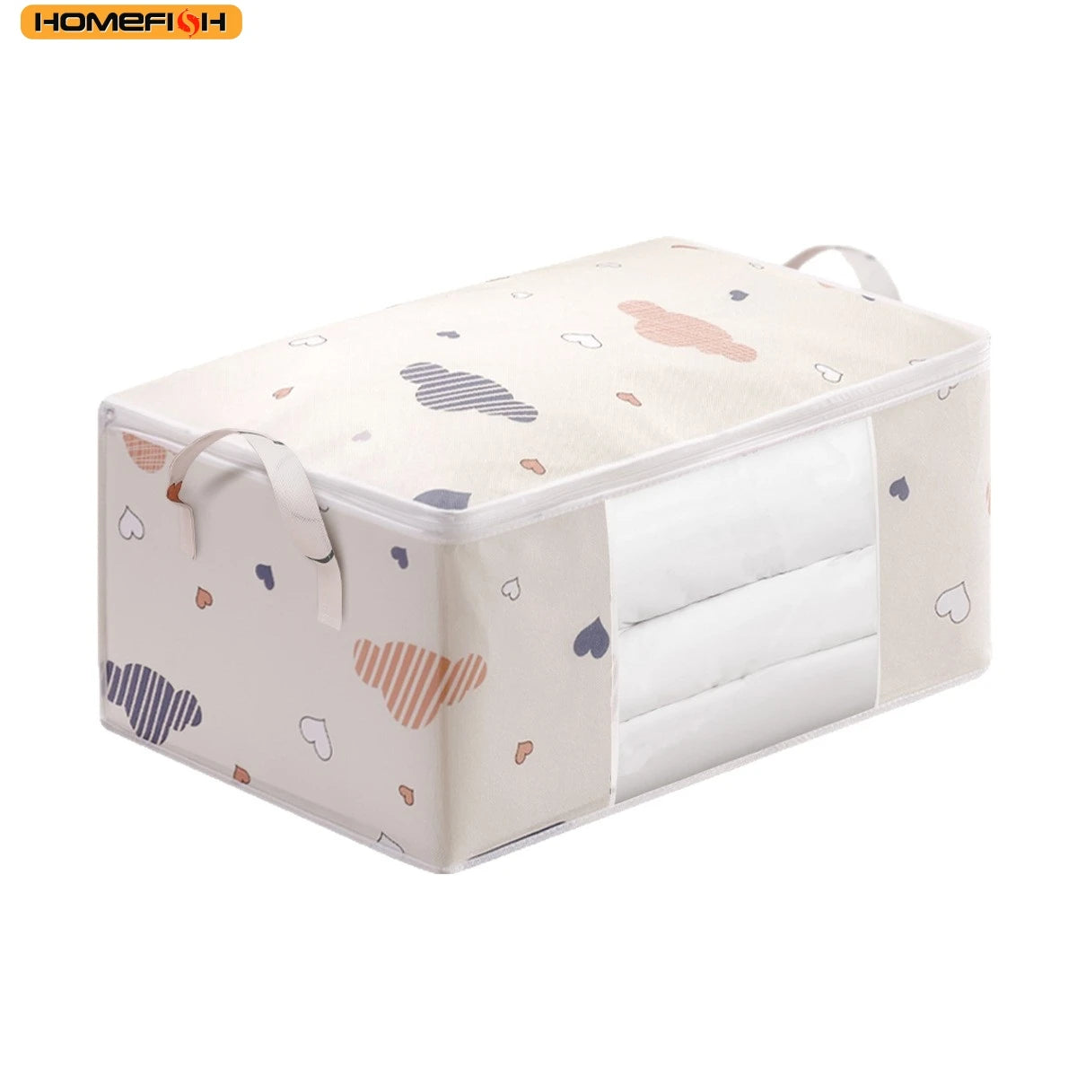 HOMEFISH Large Capacity Foldable Clothes Storage Bag