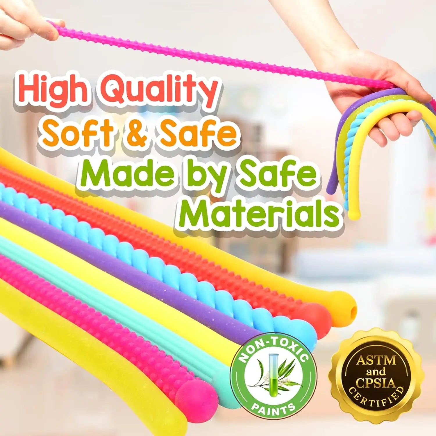 Sensory Textured Stretchy Fidget Toys