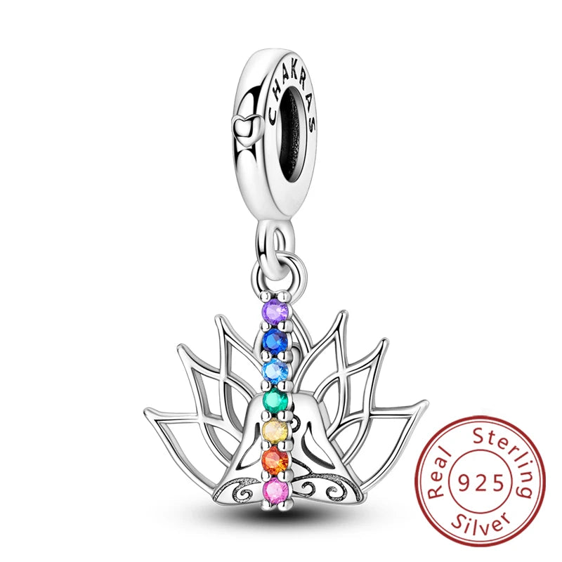 Charm for Bracelet flower and plant theme