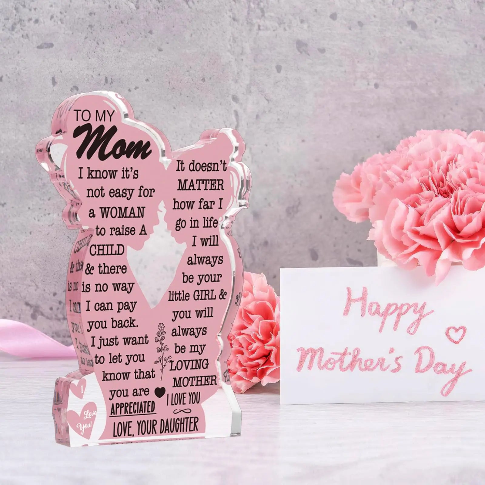 Mother's Day Gift Acrylic Plaque Sign