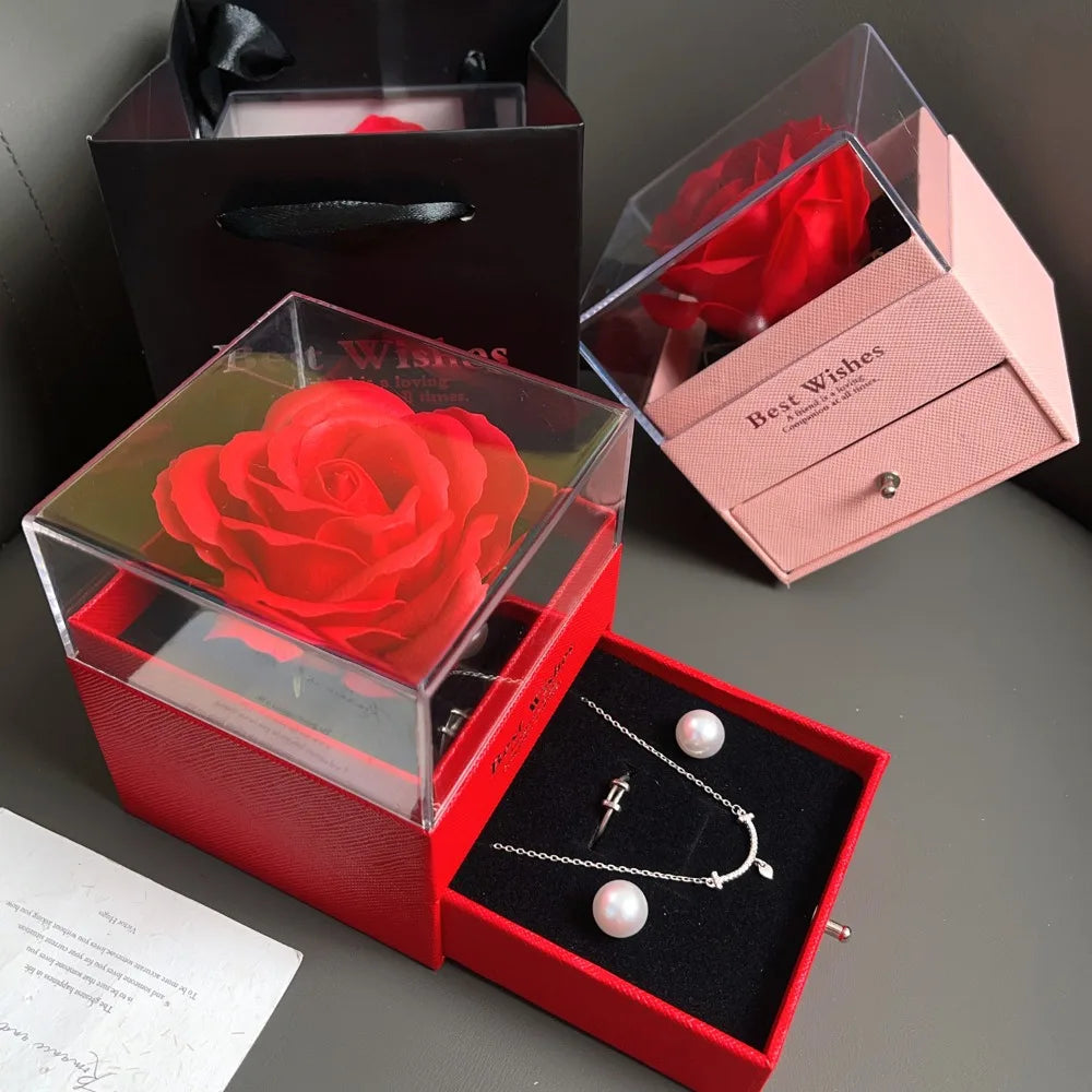 Rose Flower Gifts Box