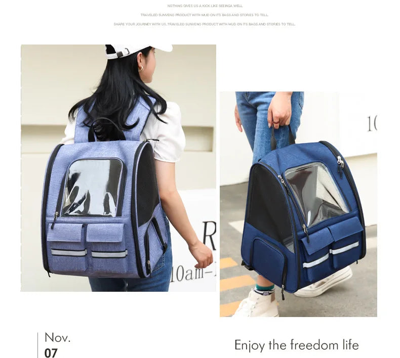 New Oxford Trolley Case Cat Carrier