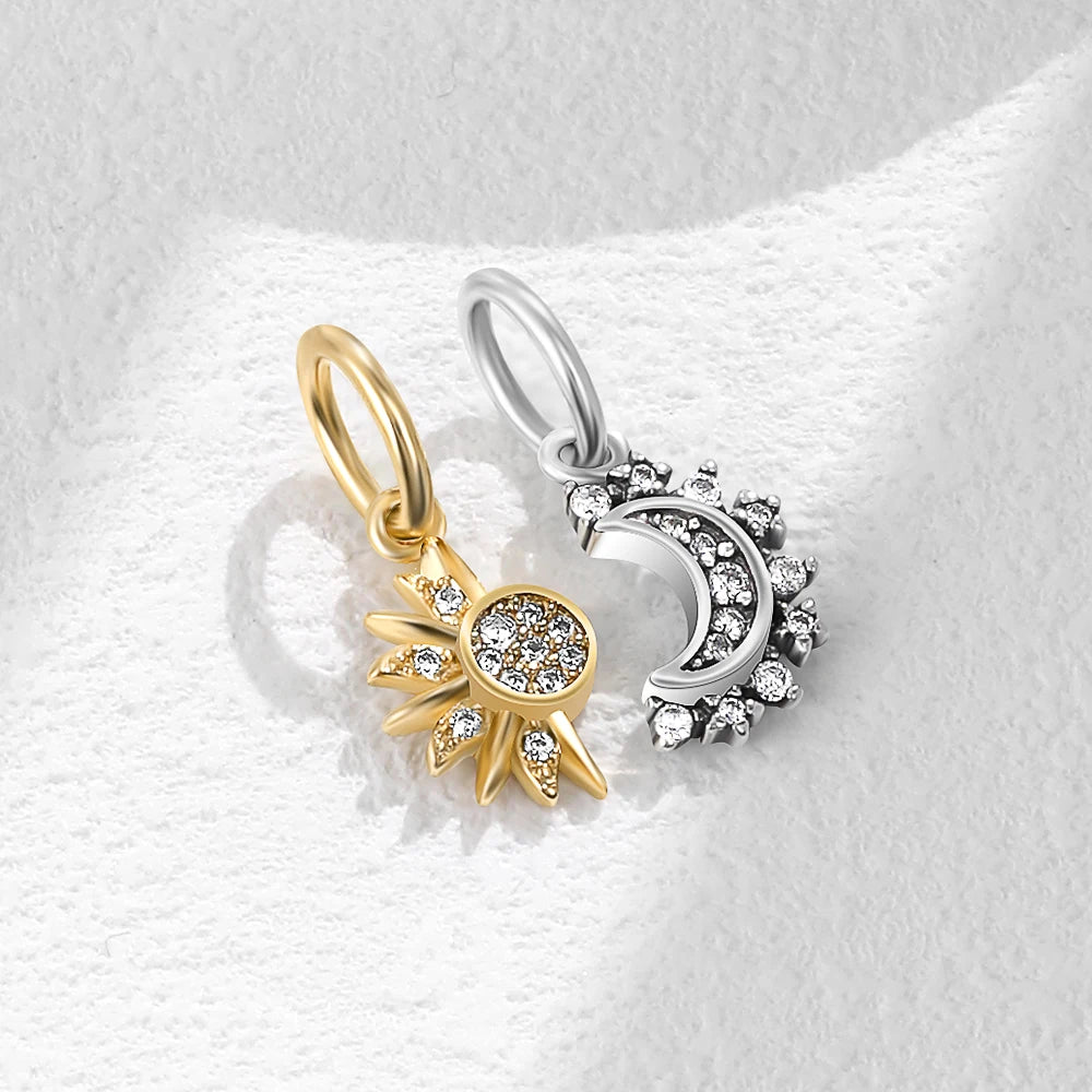 Gilded series 925 silver bracelet charm