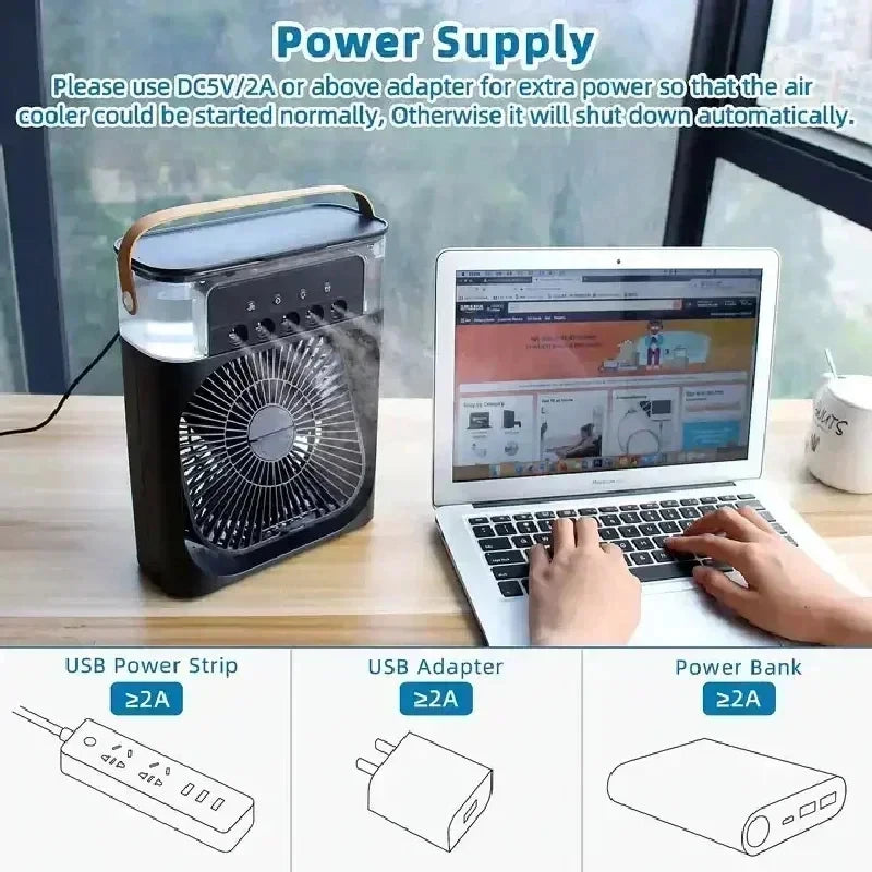 New 3 In 1 Portable Fan