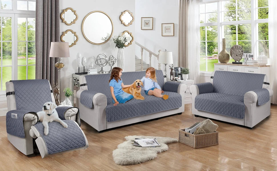 Washable and Waterproof Sofa Cover for Family with Kids and Pets