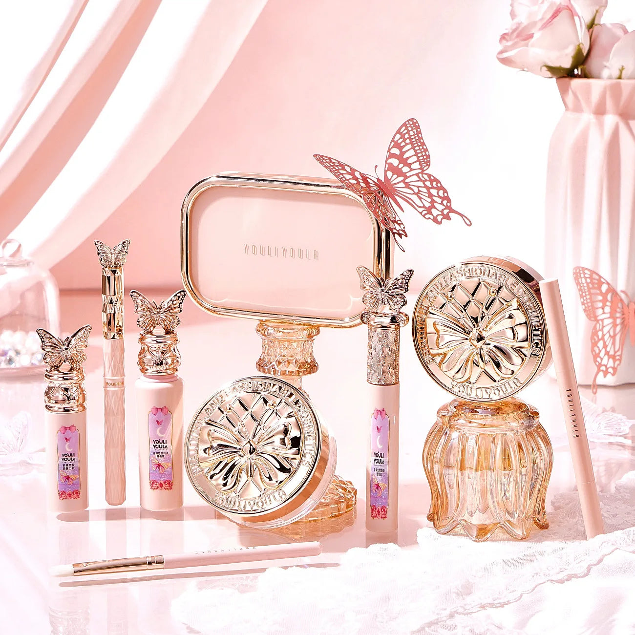 Butterfly 9 Pcs Makeup Gift Box