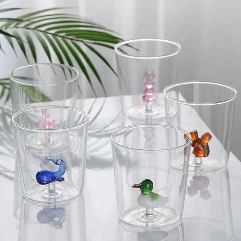 3D Creative Glass Cups