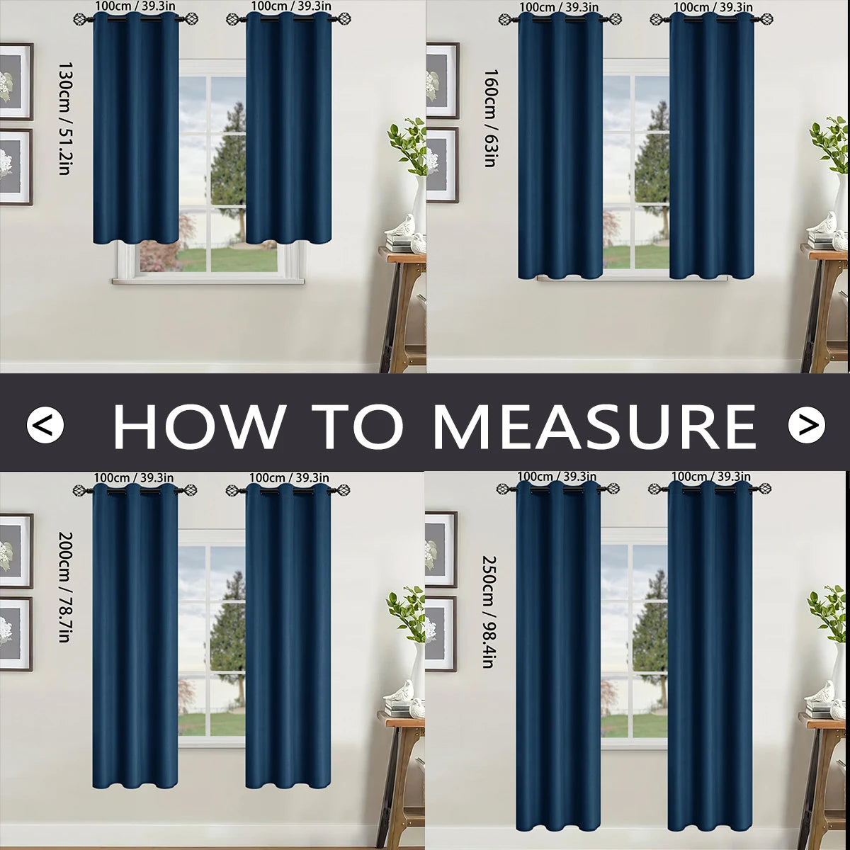 Full shading and sun protection curtains