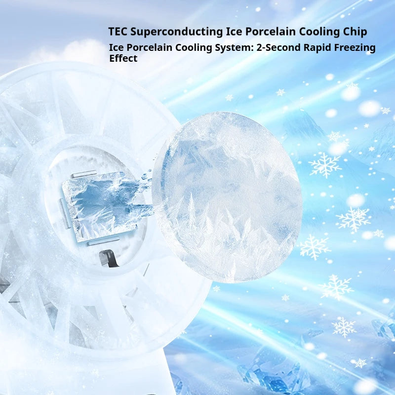 Ice compress high-speed cooling fan