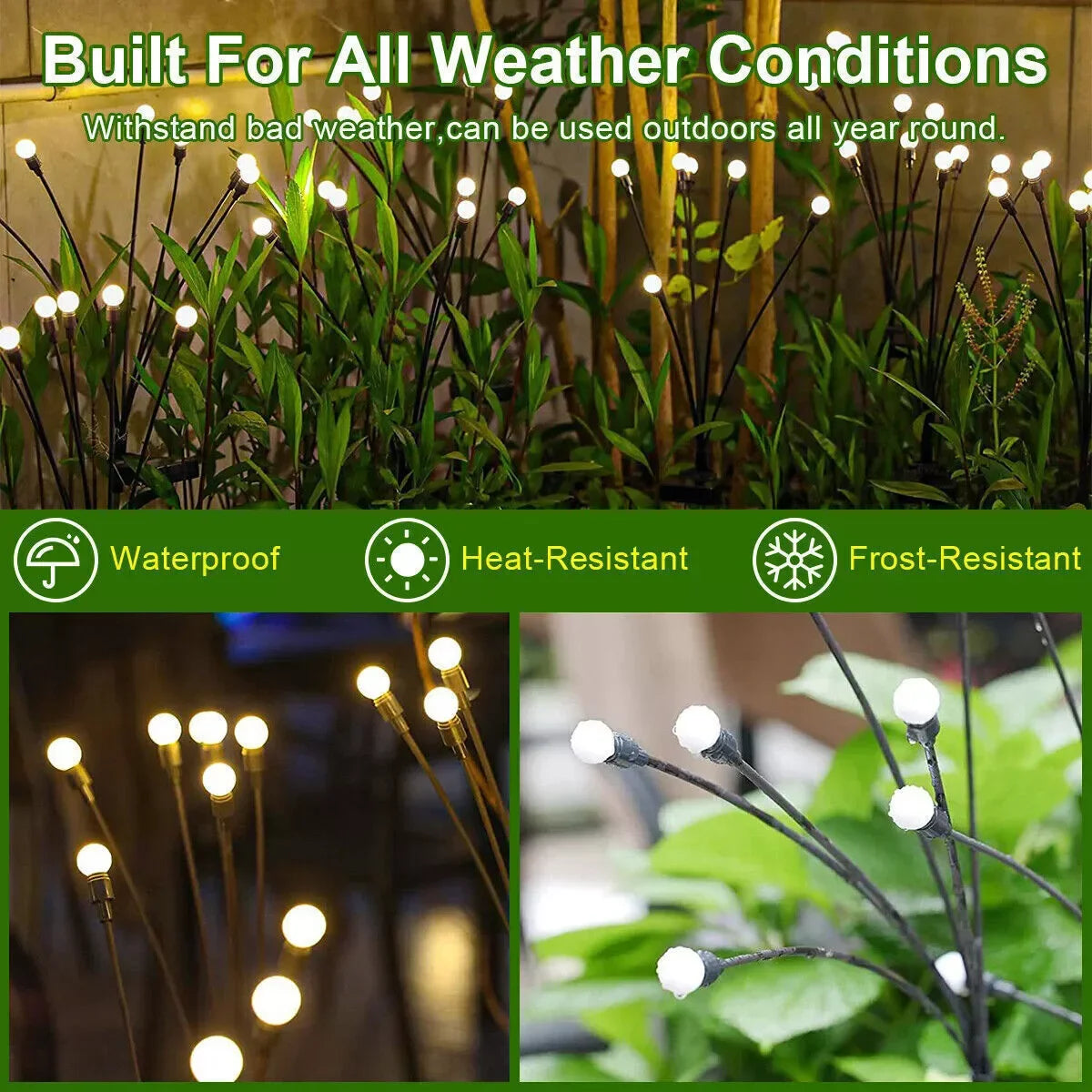 Outdoor LED Solar Firefly Lights