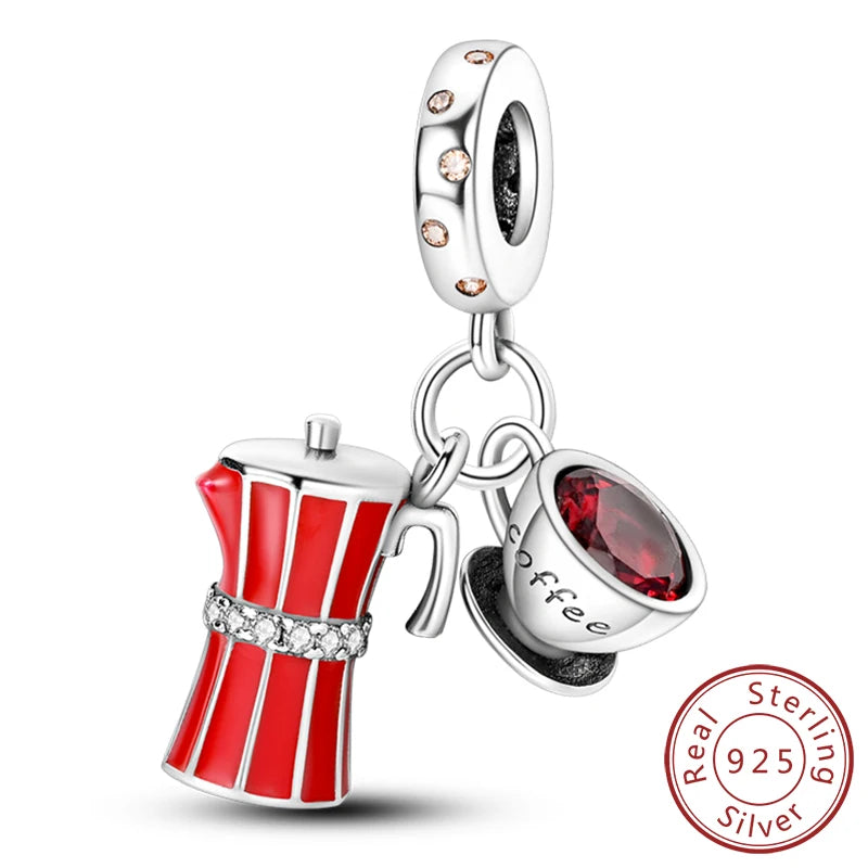 Charm for Bracelet flower and plant theme