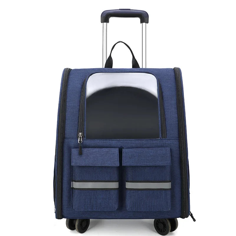 New Oxford Trolley Case Cat Carrier