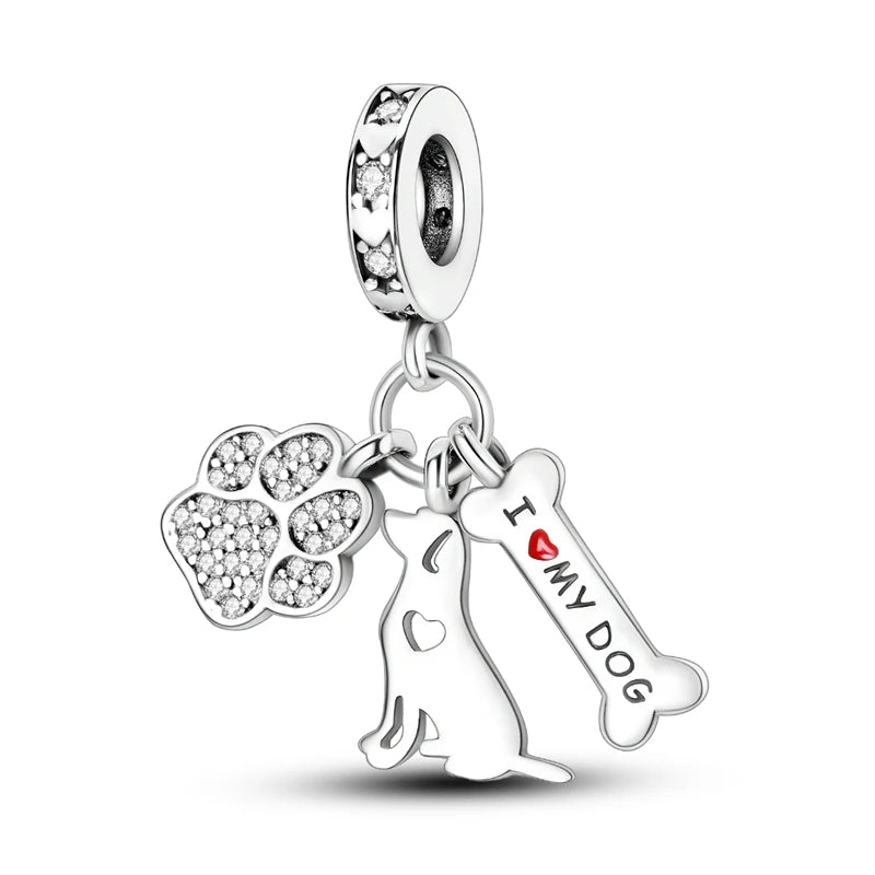 925 Sterling Silver Charms Animal