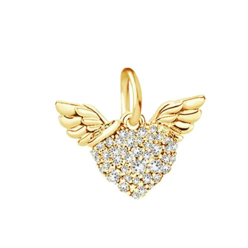 Gilded series 925 silver bracelet charm