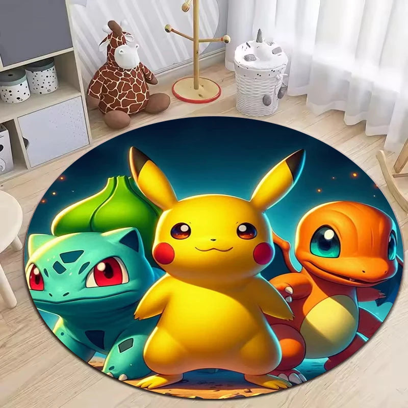Pikachu Inspired Bedroom Nonslip Floor Mat